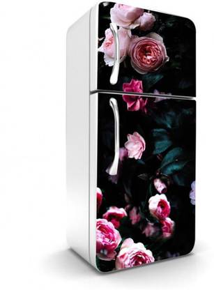 KgnDesigns 160 cm fridge sticker Self Adhesive Sticker