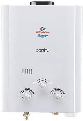 BAJAJ Majesty Duetto LPG 6-Litre Water Heater (White) 6 L Gas Water Geyser | with Free Installation