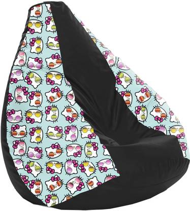 Hello Kitty XXL Teardrop Bean Bag  With Bean Filling