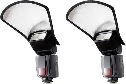 ALFASIYA Flash Bounce Speedlight, Universal Mount for Canon, Nikon & other (Pack of 2) FLASH Diffuser