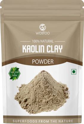 Wostoo Natural Kaolin Clay Powder