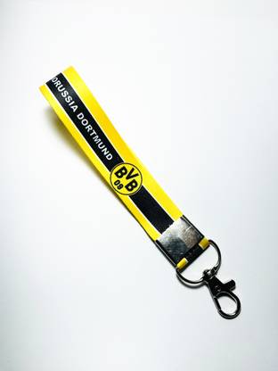 Since 7 Store Premium BVB Borussia Dortmund Double Sided Printed Keychain for Keys Bags Key Chain