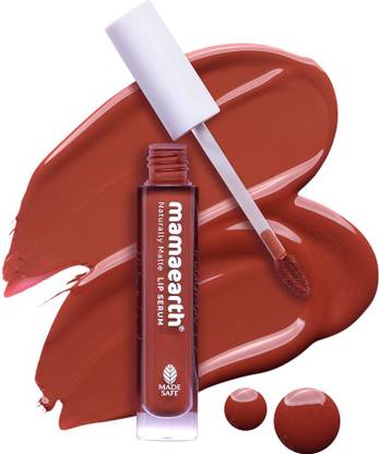 Mamaearth Naturally Matte Lip Serum - Matte Liquid Lipstick with Vitamin C & E