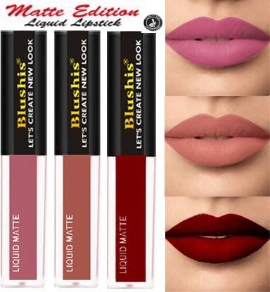 BLUSHIS The Nude and Dark Edition Liquid Matte Lipstick