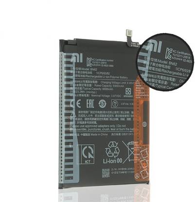 LIFON Mobile Battery For  Xiaomi POCO M3 Redmi Note 9T BN62 6000mAh