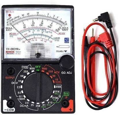 Svojas Analog Multimeter Testing Voltmeter Ohmmeter Measure Ac & Dc Voltage, Dc Current Analog Multimeter