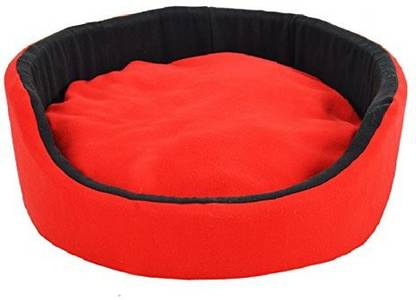 Petmart SUPER SOFT BED FOR DOG AND CAT REVERSIBLE LARGE SIZE RED L Pet Bed