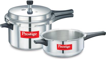Prestige Popular 5.5 L, 2.5 L Outer Lid Pressure Cooker & Pressure Pan