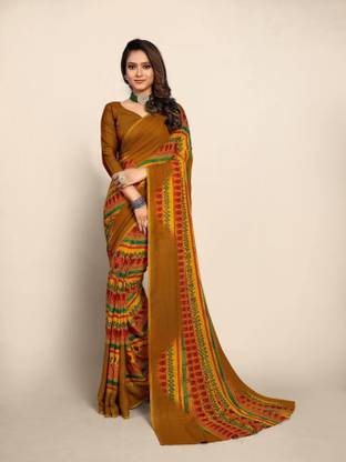Printed Daily Wear Georgette Saree