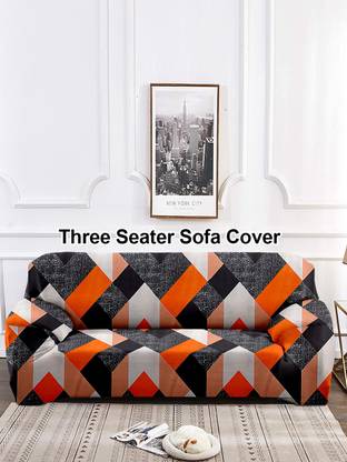 Flipkart SmartBuy Polyester 3 Seater Sofa Abstract Cover