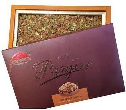 JAGGI SWEETS Desi Ghee Special Dry Fruit Panjiri Pack Of 1 (900 Gram) Box