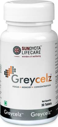 greycelz tablets for Focus, Memory & Concentration by Sundyota Lifecare – (30 Tab)