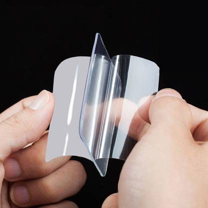 GRISHVA Double Sided Desktop Dispenser Two Side Self Adhesive Tape Wall Mounted Traceless Sticky Multipurpose for Home (Manual)