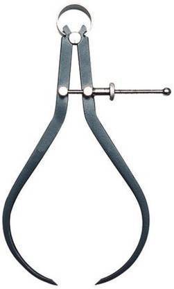 TOOLBUX Outside Caliper 10-inch Spring Caliper | Premium Grade | Outside | Solid Nut Divider Caliper