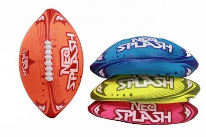KNAFS American Football Neoprene Soft Touch Ball Uninflated Rugby Shape Rugby Ball - Size: 4