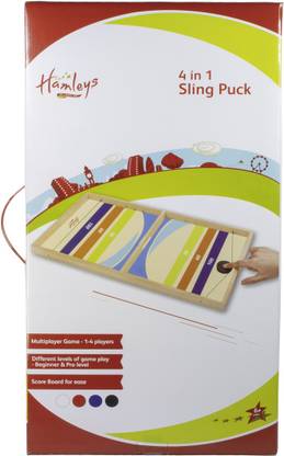 Hamleys Multi Level 4 in 1 Sling Puck Educational Board Games
