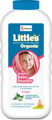 Little's Organix Gentle Baby Powder, with Organic Ingredient (Aloe Vera and Neem extract)