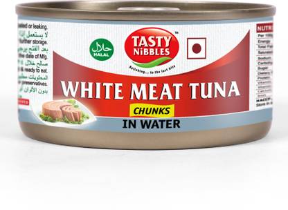 Tasty Nibbles WHITE MEAT TUNA CHUNKS WATER Sea Foods