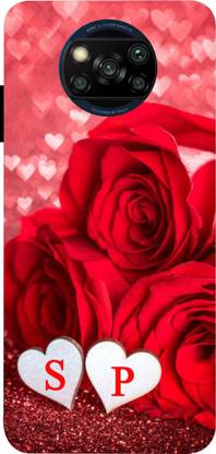 MyCover Back Cover for Poco X3, Poco X3 Pro, (SP love SP letter, SP name)