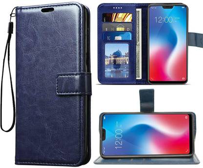 wish deals Flip Cover for Apple Iphone 8 Plus |Antique Leather Flip Back Cover