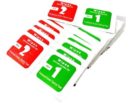 FINCH { 10 Pcs } WET AND DRY Screen Cleaning WIPES Big Size for Laptops, Computers, Gaming, Mobiles
