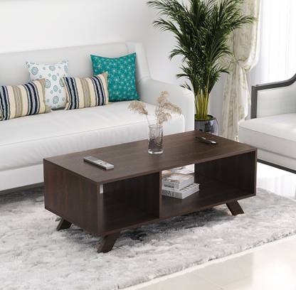 BLUEWUD Taury Coffee Center Sofa Teapoy Console Table for Sofa set Living Room Home Engineered Wood Coffee Table