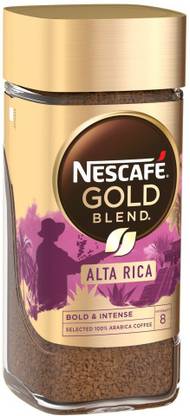 Nescafe Gold Blend Alta Rica Bold & Intense 100 % Arabica Coffee 100 G (IMPORTED) Instant Coffee