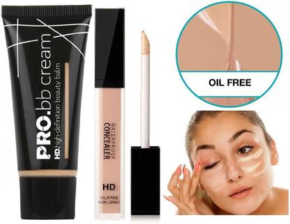 GULGLOW99 makeup tube matte foundation & liquid hide dark circle concealer combo pack
