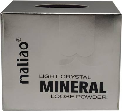 maliao Light Crystal Mineral Loose Powder Compact White Ivory Compact