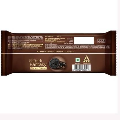 Sunfeast Dark Fantasy - Choco Crème Biscuits Pack Of 10 Cream Filled Biscuit