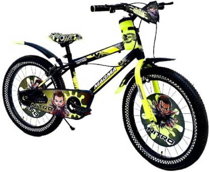 KANG Magma Nitro Black-Green Cycle 18 T (inch) Hybrid Cycle/City Bike
