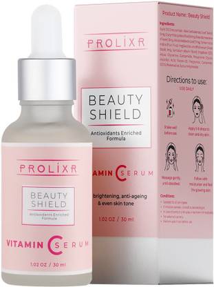 Prolixr Beauty Shield Vitamin C Face Serum - Skin Brightening - Suitable for all - 30Ml