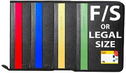 FileMate F/S or Legal Size Document Bag (20 transparent inner pockets) (Size: 15 X 10.25 inch) / Executive Folder / Portfolio Chain Bag