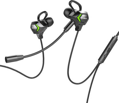 SpinBot BattleBudz W10 Wired Gaming Earphones with Boom Mic for Mobiles,PC,Xbox,PS4 ,PS5 Wired Gaming