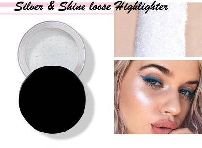 FELICECHIARA STUNNING LOOK COLOR CHANGING SHINY SILVER HIGHLIGHTER FOR MAKEUP