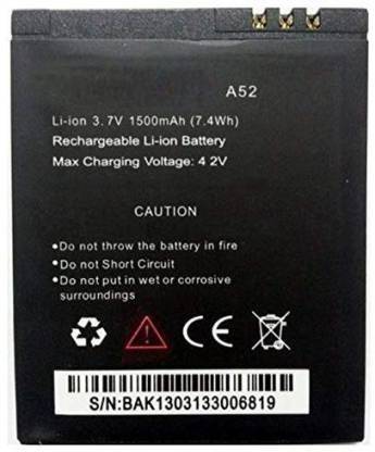 Wildfab Mobile Battery For  Karbonn A52