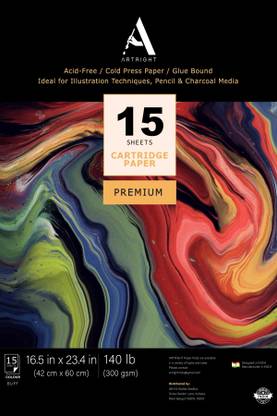 ArtRight A2 Paper Handmade Papers A2 size 300 gsm Drawing Paper