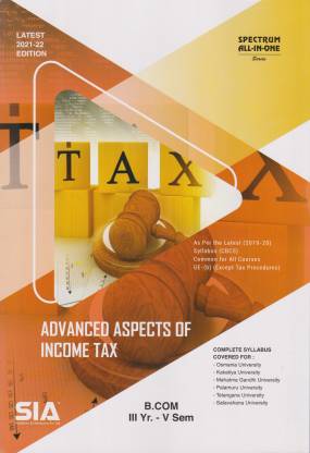 Advanced Aspects Of Income Tax