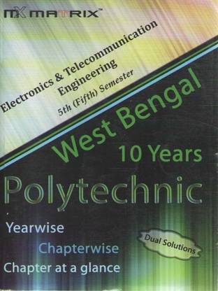 Matrix 10 Years Electronics & Telecommunication Engineering 5th Semester 2022