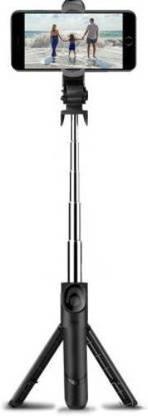 Clairbell TJK_687J_XT02 Selfie stick tripod|| with wireless bluetooth remote Tripod