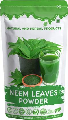NATURAL AND HERBAL PRODUCTS Neem Leaves Powder for Diabetes | Drink | Fever | Eating | Immunity