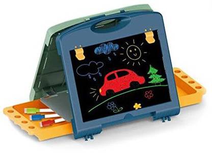 BDJ ENTERPRISE My First Art Studio 2 in 1 Multipurpose Double Faced Drawing Board (27 pcs)