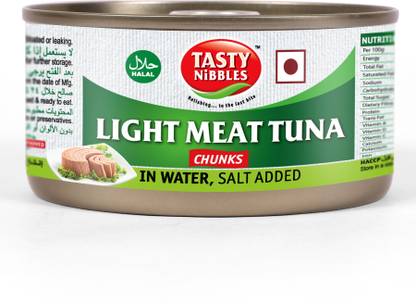 Tasty Nibbles LIGHT MEAT TUNA CHUNKS WATER SALT ADDED Sea Foods