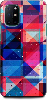 KEYCENT Back Cover for OnePlus 8T PLAID, T-SHIRT, COLORFUL, TEXTURE, ABSTRACT, TRIANGLES