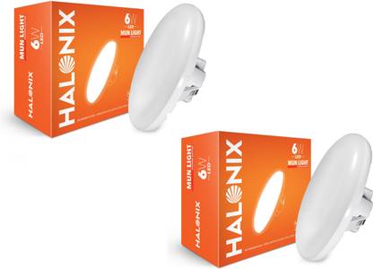 HALONIX Mun light recessed Down lighter 6W white light Pack of 2 Ceiling Light Ceiling Lamp
