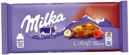 milka Collage With Raspberry Chocolates Imported 93gms Bars