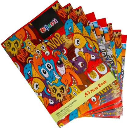 Bharti Rough A4 Notebook Ruled 500 Pages
