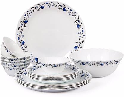 cello Pack of 19 Opalware Imperial Vinea 19 Pcs Dinner Set