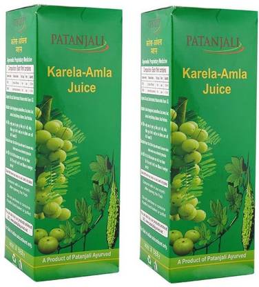 पतंजलि करेला आमला ज़्यूस 500ml (पैक ऑफ 2)