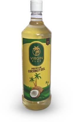 VIRGIN PLUS PREMIUM COCONUT OIL 1000 ML Coconut Oil PET Bottle